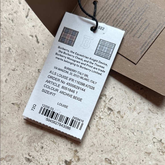 Burberry Louise Icon Stripe Bag + Matching Card Holder - Picture 11 of 14